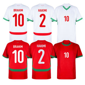 アフリカサッカーリーグ モロッコ代表ユニフォーム 番号10 ブライヒ サッカーユニフォーム 速乾 熱転写プリント サイズ2 220 サッカーウェア - Product Image 1