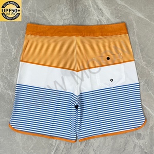 Short de bain taille haute grande taille respirant pour l'été, décontracté, protection solaire, avec impression par sublimation et logo personnalisé - Product Image 2