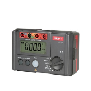 เครื่องทดสอบสายดินแบบดิจิตอล UNI-T รุ่น UT522 (0~4000) ปรับช่วงได้เอง แสดงผลอัตโนมัติ แจ้งเตือนแบตเตอรี่ต่ำ บันทึกค่าได้ แสดงผลเต็มรูปแบบ - Product Image 5