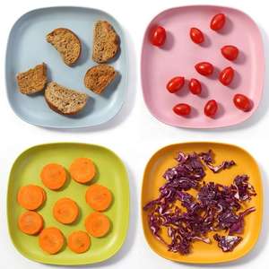 8,9 pulgadas RPET Pratos De Palha De <span class=keywords><strong>Trigo</strong></span> cuadrado paja De <span class=keywords><strong>trigo</strong></span> plato hondo placas De fibra - Product Image 6