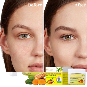 Zerdeçal ve kojik asit levha yüz maskesi ating temizleyici pedleri beyazlatma için karanlık noktalar yüz maskesi yüz kullanımı için canlandırıcı - Product Image 3