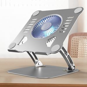 <span class=keywords><strong>Support</strong></span> de bureau universel en alliage d'aluminium à double usage pour ventilateur de bureau et tablette avec lumière, à prix abordable - Product Image 5