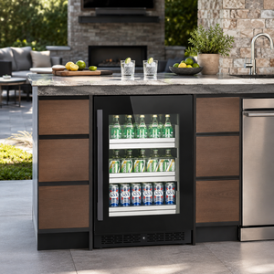 NE-352-12 130L Under Counter Beverage Refrigerator Built-in <b>Mini</b> Fridge with Adjustable Shelves - Product Image 1