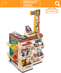 Giocattoli di Ruolo per la Spesa al Supermercato, Negozio per Bambini con Registratore di Cassa - Product Image 2