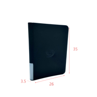 Carpeta de Cartas Coleccionables de Cuero PU de 9 Bolsillos con Diseño de Cremallera Personalizable para 360 Cartas como Álbum de Fotos de Tarjetas de Colección