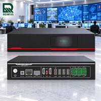 Dekoder Encoder KVM Extender Terdistribusi 4K60Hz Tanpa Server, Daya POE&DC12V, Port Optik SFP untuk Video Wall Pusat Komando