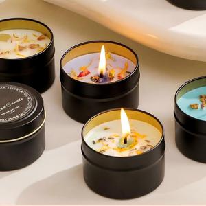 工場直販 ベストセラー ミニキャンドル 多色ジャー クリスタルキャンドル バレンタイン用 香り付き ホームデコレーション用 - Product Image 6