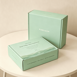 Massage Oil Packaging for Online Brands E Flute Self <b>Locking</b> Mailer <b>Box</b> Custom Packaging - Product Image 4