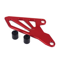Cache-chaîne avant en aluminium JFG pour CR250R CRF250X, protection de moteur CNC pour motos tout-terrain Honda