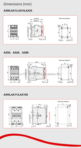 Schn.eider e.aton Asda Asea EH SERIES คอนแทคไฟฟ้า AX18-30-10-80 AC 24V AK 480V MC คอนแทคแม่เหล็ก France AC - Product Image 6