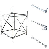 Sistema de Andamios de Acero Galvanizado por Inmersión en Caliente de Primera Calidad para Construcción, Andamios de Acero Galvanizado Q235