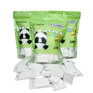 Xách Tay Ma Thuật Mini Nén Màu Rắn Tắm Khăn Mặt Nhanh Chóng Khô Không Dệt Bông Cho Nhà Du Lịch Kẹo Gói Dùng Một Lần - Product Image 1