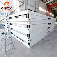 Cbox Maison mobile moderne préfabriquée, bâtiment de bureau modulaire, magasin, petit logement, maison conteneur en kit