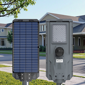 Farola de alta calidad 360 grados Cctv lámpara 1000W 800W Wifi pared seguridad 4G todo uno Sola farola Solar con cámara - Product Image 1
