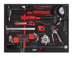 Armoire à outils en acier au chrome-vanadium CE à 7 tiroirs, nouveau design, couleur verte, 349 pièces, ensembles professionnels, étui rigide OEM TC-349, durable - Product Image 5