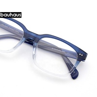 Bauhaus-montura de gafas de acetato, venta al por mayor de fábrica, barata