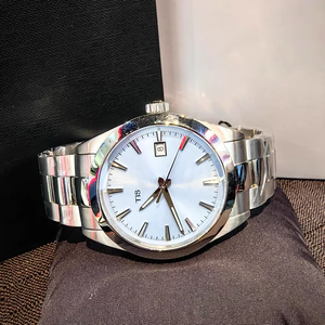 Reloj Automático Clásico para Hombre con Esfera Azul Hielo, Brazalete de Acero Inoxidable, Minimalista, Casual, con Calendario - Product Image 2