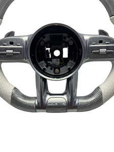 Volant sport AMG en cuir et fibre de carbone pour Mercedes Benz C E S G GLE GLS GLC CLS W213 W222 W205 C63, nouvelle édition améliorée - Product Image 4