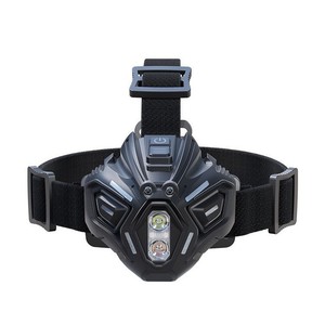 Lampe frontale LED à double source de lumière, rechargeable, 2400 MAh, pour le camping en plein air, la pêche nocturne, la course à pied - Product Image 2