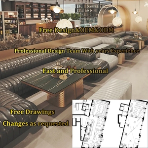 Hiện đại sang trọng quán cà phê nhà hàng đồ nội thất Thái Lan cafe thức ăn nhanh gian hàng chỗ ngồi ghế sofa kim loại bàn ăn và Ghế bộ - Product Image 5