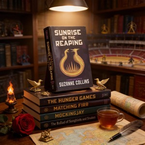 Le lever du soleil sur le champ récolté de Suzanne Collins. Roman préquellé définitif et best-seller des Jeux de la faim - Product Image 5