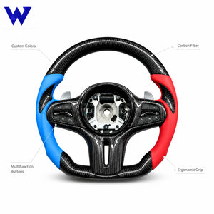 Volante de Fibra de Carbono Resistente a los Arañazos, Entrega Rápida, Compatible con <span class=keywords><strong>BMW</strong></span> F16 F20 F21 F46 E80 F30 F35 E83 E84 E60 E87 - Product Image 3
