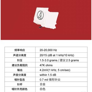 Audio Technica AT3600 Active <b>Capacitive</b> Replacement <b>Stylus</b> White Plastic Replaceable Nib for Mobile Phone - Product Image 4