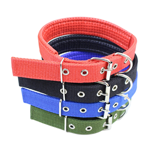 Collier pour chien en nylon de taille S, 48 cm x 2 cm, personnalisé, avec boucle en métal robuste - Product Image 5