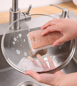 Thân thiện với môi trường tự nhiên phân hủy sinh học dừa Scrubber sponging Pads compostable cellulose rửa chén miếng bọt biển - Product Image 3