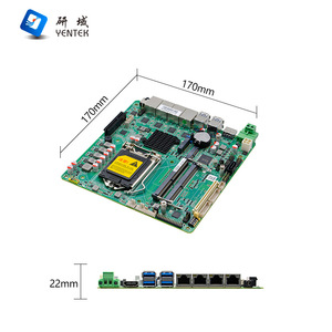 Yentek VG390 Industrial <b>Motherboard</b> Z390 LGA1151 Mini ITX 170x170mm Dual Channel DDR4 6/8/9 Gen <b>CPU</b> Support - Product Image 1