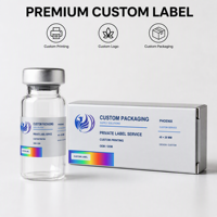 Étiquettes imprimées en gros pour bouteilles de produits de santé Atomic Purple Chroma Link, pour une personnalisation de marque de produit