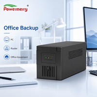 Onduleur hors ligne 1200VA avec AVR Boost et Buck, démarrage à froid, relancement automatique, onde sinusoïdale simulée et protection complète pour équipement de bureau