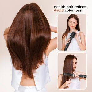 Sèche-cheveux ionique pliable 7-en-1 multifonctionnel avec buse, diffuseur, lisseur, peigne et boucleur, moteur BLDC, idéal pour la maison et les hôtels - Product Image 5