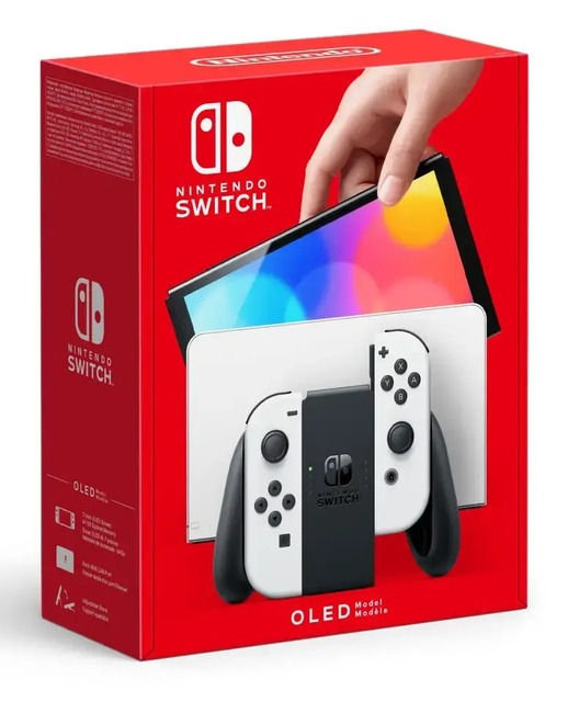 2025 Wholesale Original 2nd OLED Model White Red Blue Joystick Israeli Plug Handheld Game Console 256GB Memory 1000-5000 Games