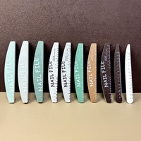 Vente en gros OEM Marque privée Professionnelles Limes à ongles double face 10 modèles différents 100/180 pour Salon et Kit de manucure DIY