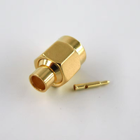 Cable RG402 de 0.141'' con Conector Coaxial RF SMA Macho Recto, Impermeable, para Antena