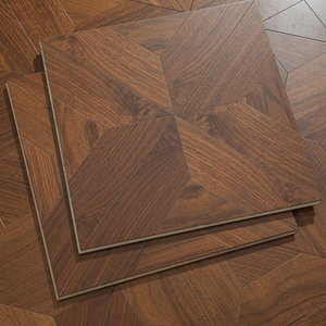 Parquet en bois AVANTIMORA à installation facile, anti-mites, FSC, qualité brossée ABC, 18 mm, multicouche, noyer noir, T&G, pour sous-sol - Product Image 1