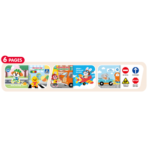 Nuevo y Excelente <span class=keywords><strong>Libro</strong></span> <span class=keywords><strong>de</strong></span> Tela para Bebés, Juguete con Temática <span class=keywords><strong>de</strong></span> <span class=keywords><strong>la</strong></span> <span class=keywords><strong>Selva</strong></span> y <span class=keywords><strong>el</strong></span> Tráfico, Ecológico, No Tóxico, Juguete <span class=keywords><strong>de</strong></span> Rompecabezas - Product Image 2