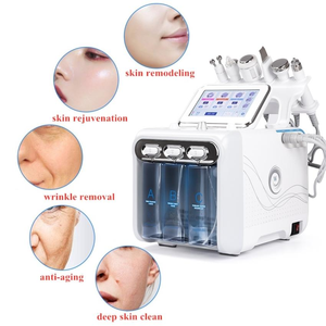 Good Feedback 6in1 Portable Facial <b>Machine</b> with Diamond Tip Facial Aqua Peel Dermabrasion Facial Cleaning <b>for</b> Salon - Product Image 3