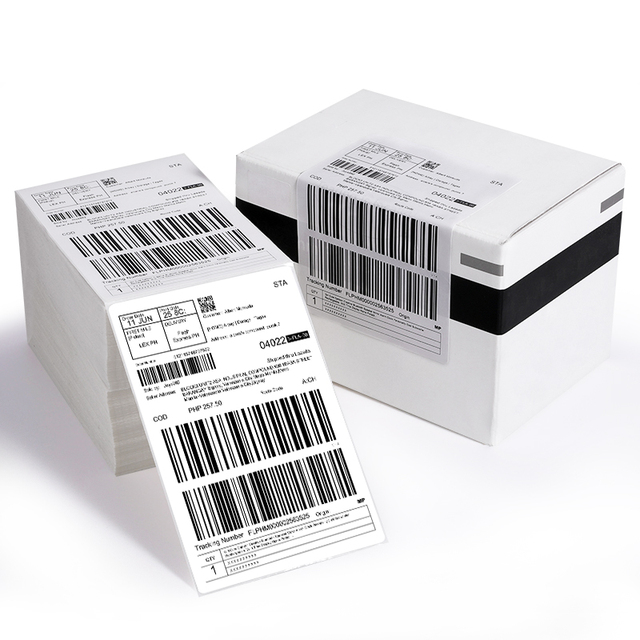 Thermal Label 4x6 Labels Compatible for DHL UPS FBA Printer Thermal Sticker Rolls Shipping Labels