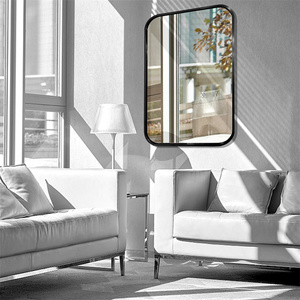 Bathroom Long <strong>Square</strong> Rectangle Black <strong>Mirror</strong> With Best Quality Glass - Product Image 1