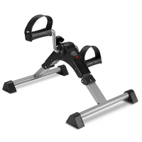 Vélo d'exercice pliable électrique portable en aluminium pour la rééducation à domicile, entraînement des bras et des jambes