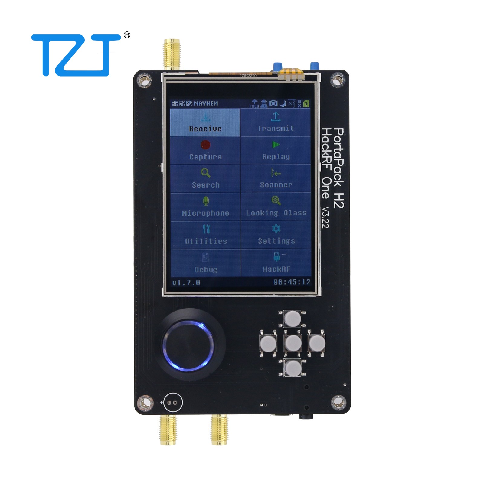 HackRF One ＆PortaPack HackRF One + PortaPack H2: A Truly Portable Software Defined