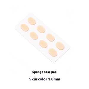 Bantalan hidung Anti lekukan Super lembut, kacamata peninggi, lembar spons perekat untuk tekanan jembatan - Product Image 6