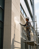 Revêtement liquide acrylique HengYue, multicolores mats, pour peinture imitation granit extérieure en spray de 20 L, pour façade texturée