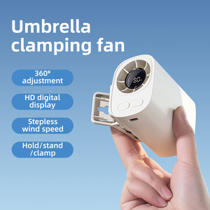 Nuevo <span class=keywords><strong>Ventilador</strong></span> <span class=keywords><strong>de</strong></span> Bolsillo Plegable con Batería Recargable USB, <span class=keywords><strong>Ventilador</strong></span> Portátil <span class=keywords><strong>de</strong></span> Mano con Pantalla LED Pequeña - Product Image 2