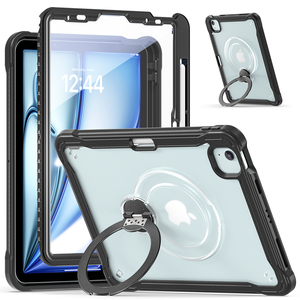 Custodie Robuste Trasparenti per Bambini Stile Carino Antiurto con Maniglia e Supporto per <span class=keywords><strong>Tablet</strong></span> <span class=keywords><strong>Apple</strong></span> iPad <span class=keywords><strong>Air</strong></span> 11 2024 - Product Image 6