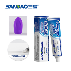 กาวซิลิโคน RTV แบบโปร่งแสง กาวซีลกันน้ำชนิดส่วนประกอบเดียว สำหรับยางซิลิโคน พลาสติก โลหะ แก้ว - Product Image 1