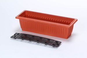 Macetas cuadradas rectangulares de plástico para decoración de plantas, macetas de decoración de balcón para exteriores - Product Image 5
