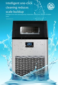 Commercial Household 50/60/70/80kg Small Fully Automatic Square <b>Ice</b> Cube <b>Machine</b> for Milk Tea Shop 220V Motor Essential for <b>Ice</b> - Product Image 3